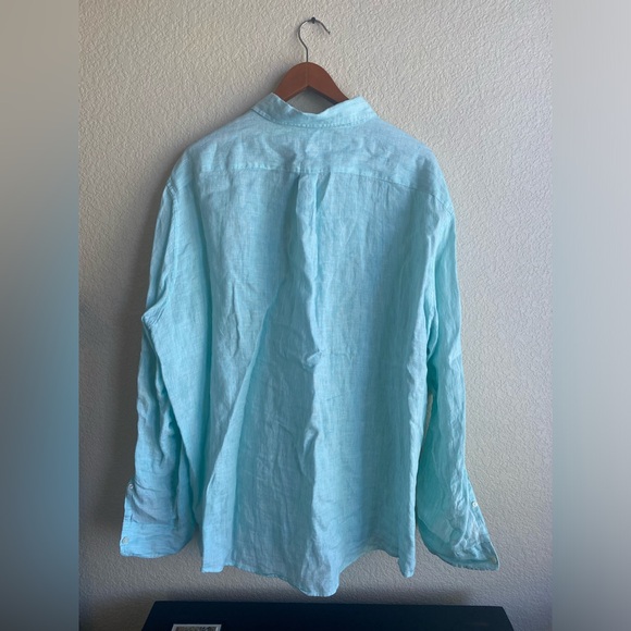 Vineyard Vines 100% Linen Striped Button Down Shirt Size XXL NEW Classic Fit - Picture 5 of 5